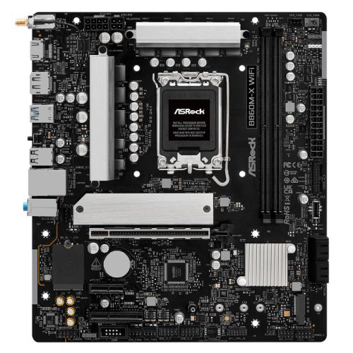 ASRock B860M-X WiFi 6E Micro ATX Motherboard LGA1851 DDR5 ASRock B860M-X WiFi 6E Micro ATX Motherboard LGA1851 DDR5
